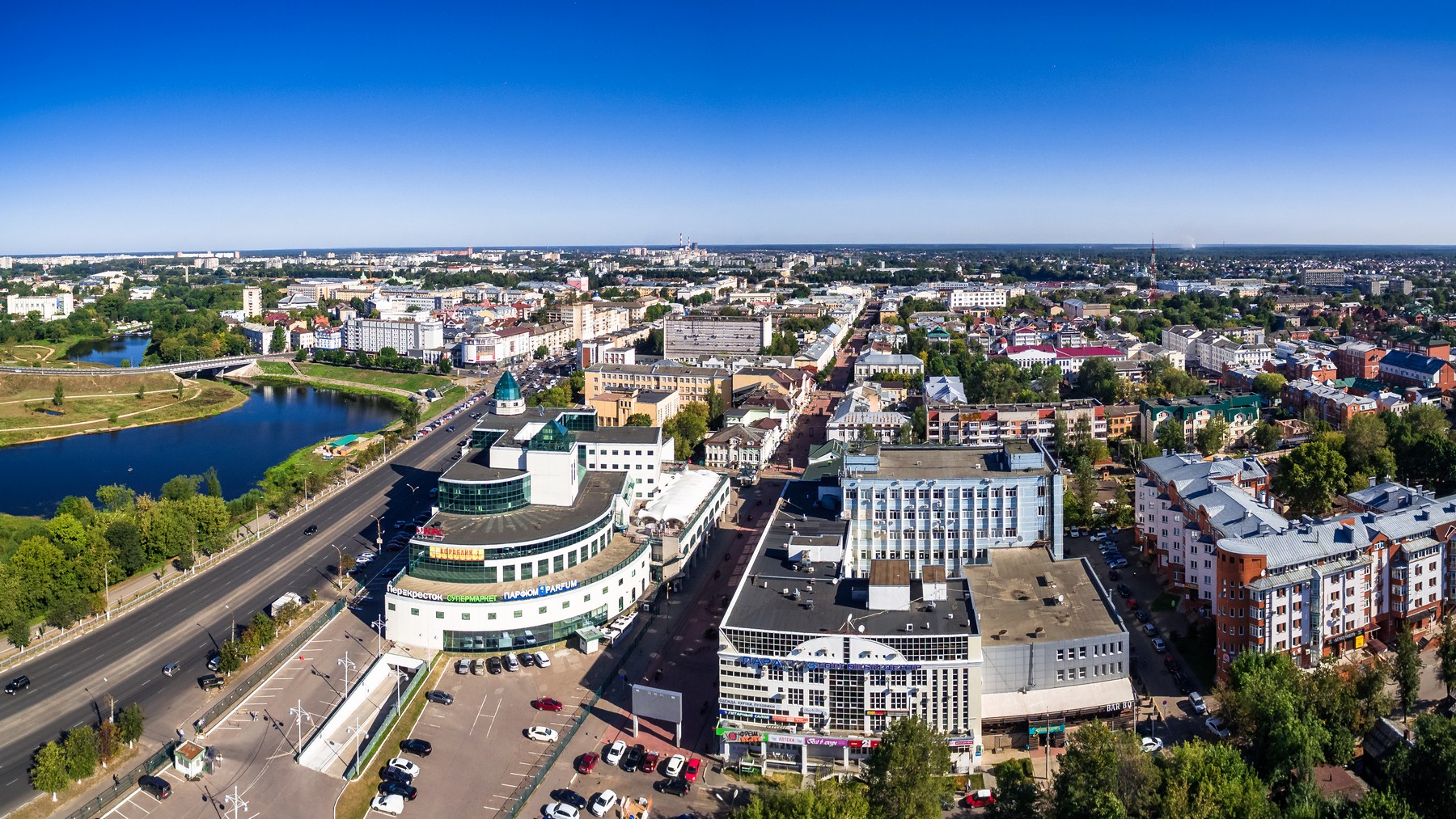 Тверь бывший какой город. Тверь с птичьего полета. Тверь центр города. Современная Тверь.